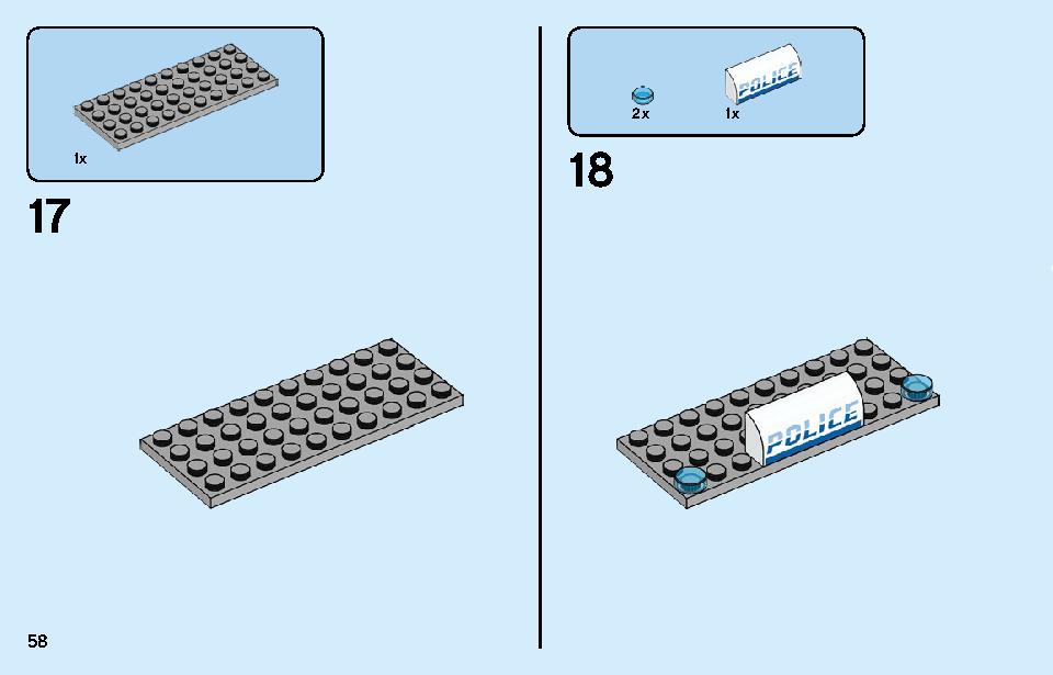 Police Brick Box 60270 LEGO information LEGO instructions 58 page