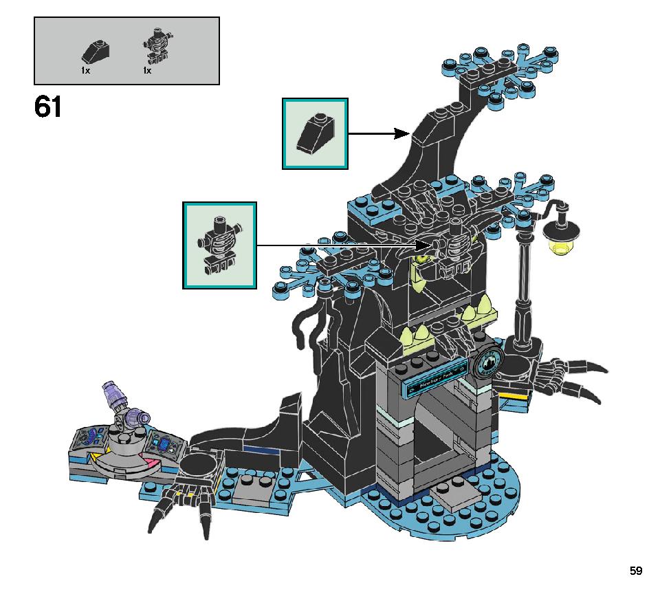 Welcome to the Hidden Side 70427 LEGO information LEGO instructions 59 page