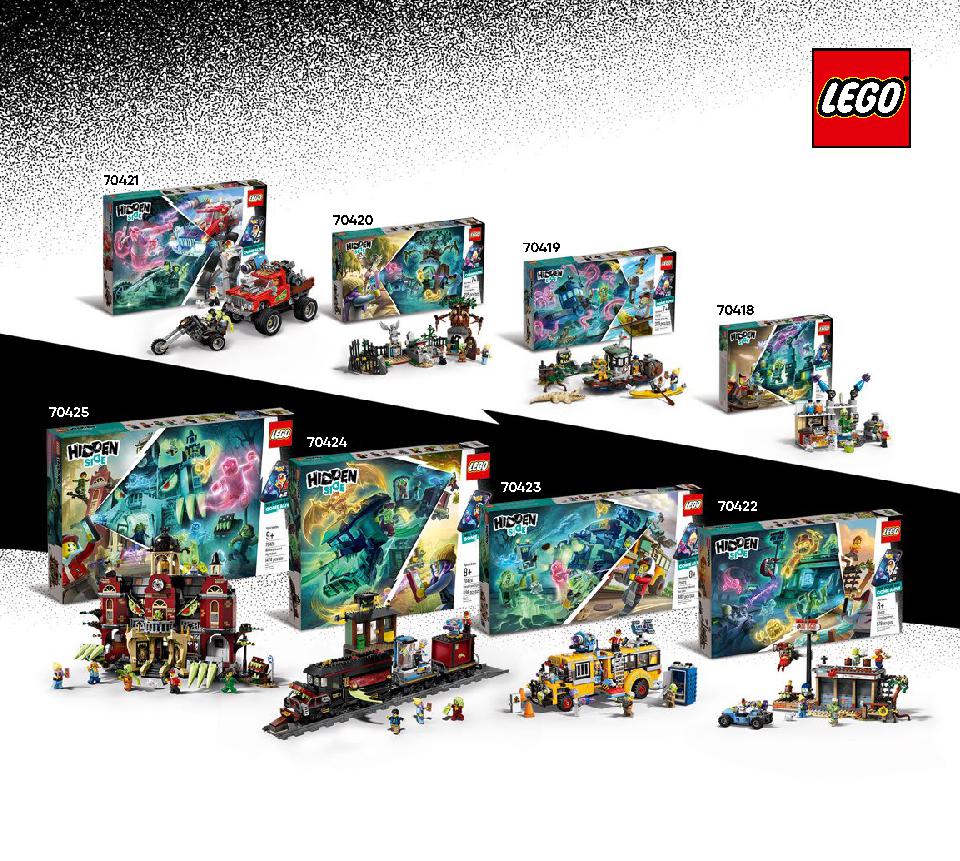 Welcome to the Hidden Side 70427 LEGO information LEGO instructions 64 page
