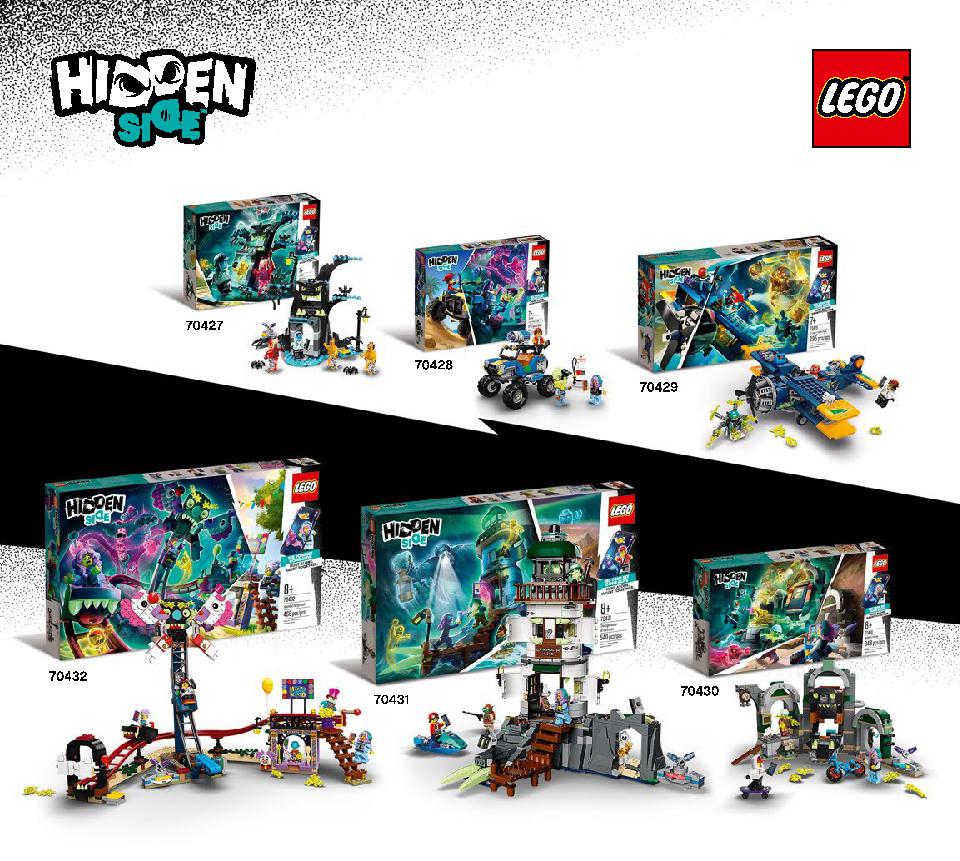 Welcome to the Hidden Side 70427 LEGO information LEGO instructions 65 page
