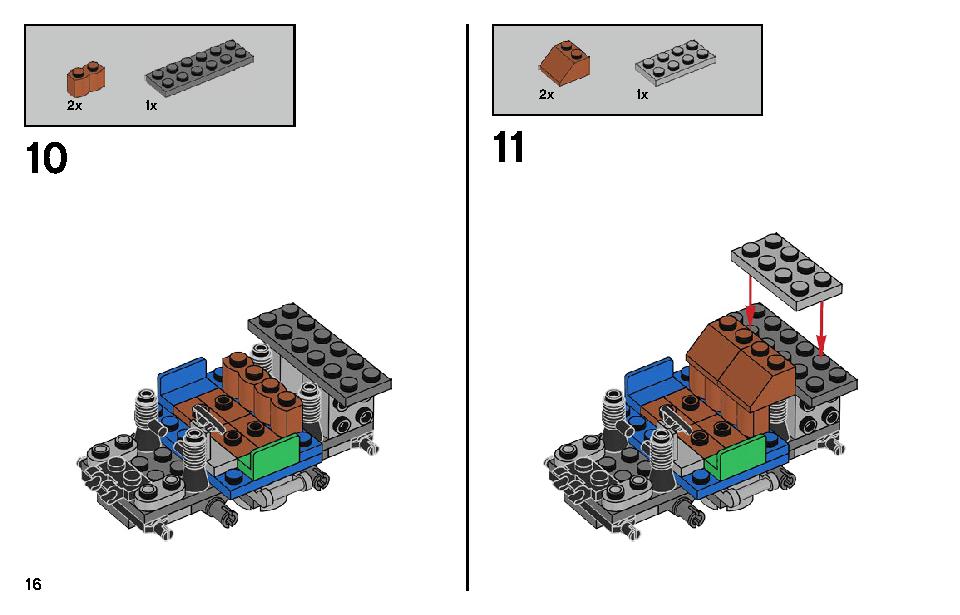 ジャックのビーチバギー 70428 レゴの商品情報 レゴの説明書・組立方法 16 page