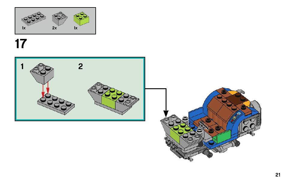 Jack's Beach Buggy 70428 LEGO information LEGO instructions 21 page