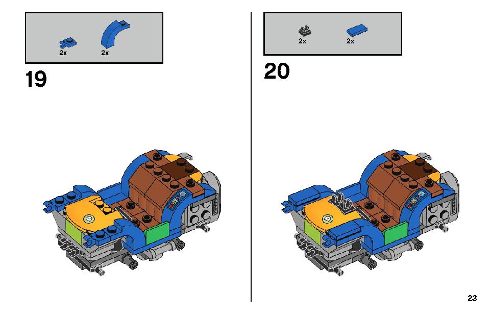 Jack's Beach Buggy 70428 LEGO information LEGO instructions 23 page