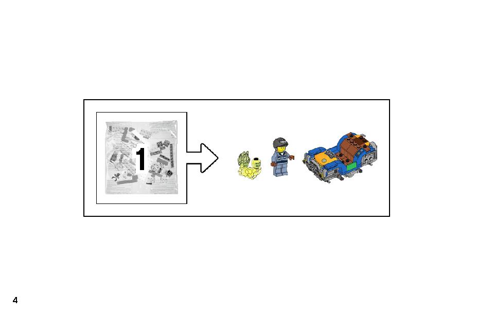 ジャックのビーチバギー 70428 レゴの商品情報 レゴの説明書・組立方法 4 page