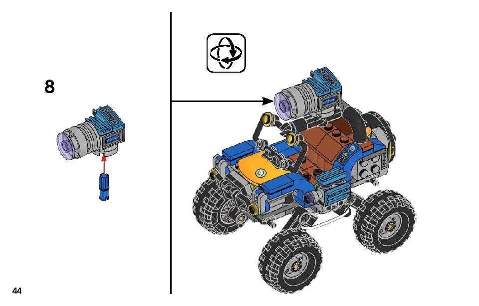Jack's Beach Buggy 70428 LEGO information LEGO instructions 44 page