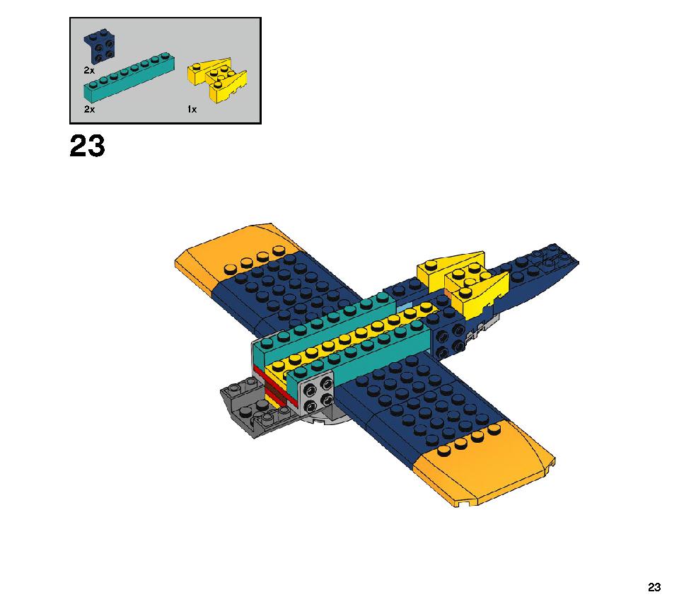 エル・フエゴのスタント飛行機 70429 レゴの商品情報 レゴの説明書・組立方法 23 page