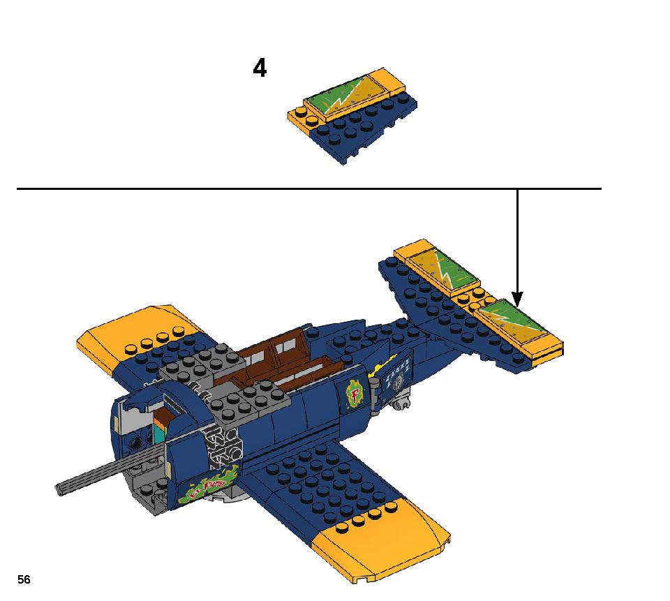 El Fuego's Stunt Plane 70429 LEGO information LEGO instructions 56 page