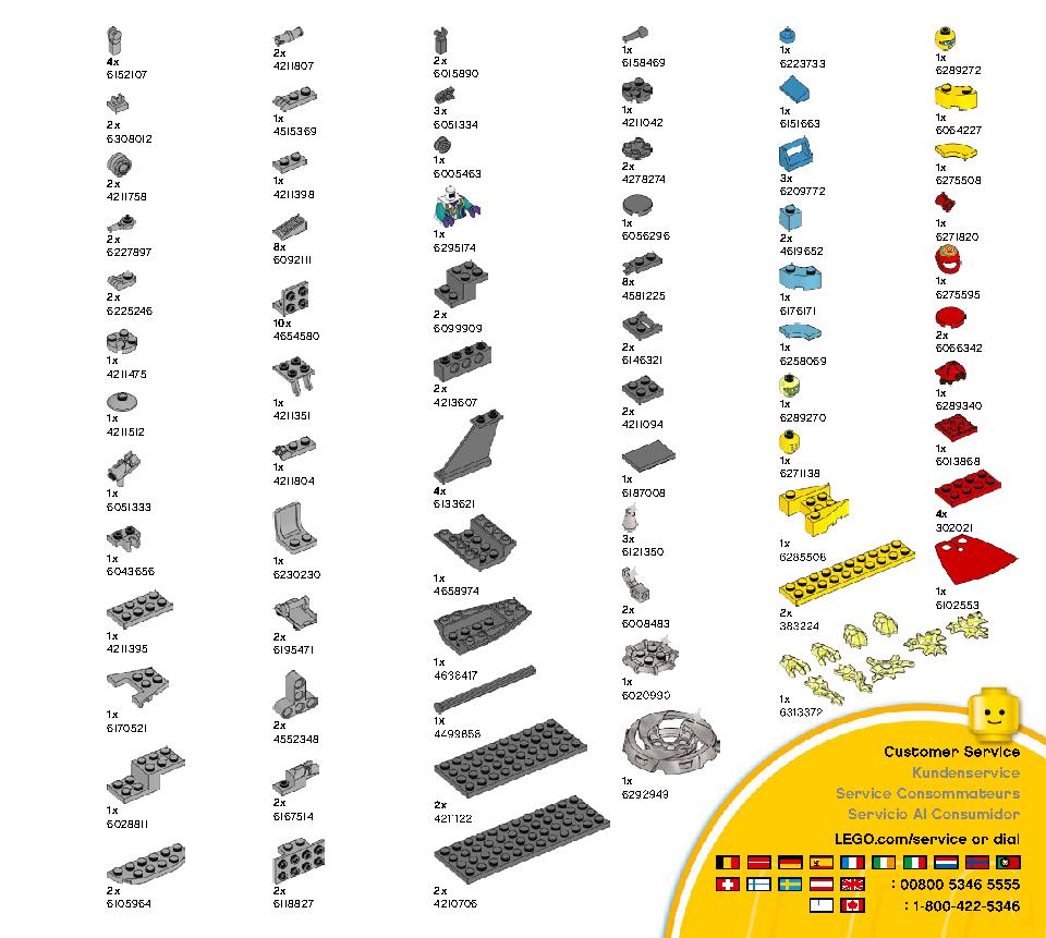 エル・フエゴのスタント飛行機 70429 レゴの商品情報 レゴの説明書・組立方法 91 page