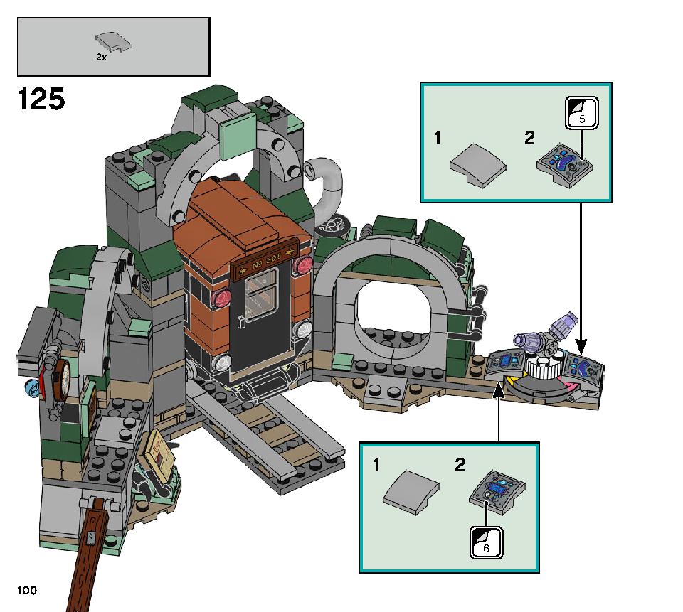 ニューベリーの地下鉄 70430 レゴの商品情報 レゴの説明書・組立方法 100 page