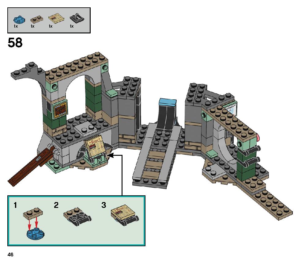 ニューベリーの地下鉄 70430 レゴの商品情報 レゴの説明書・組立方法 46 page
