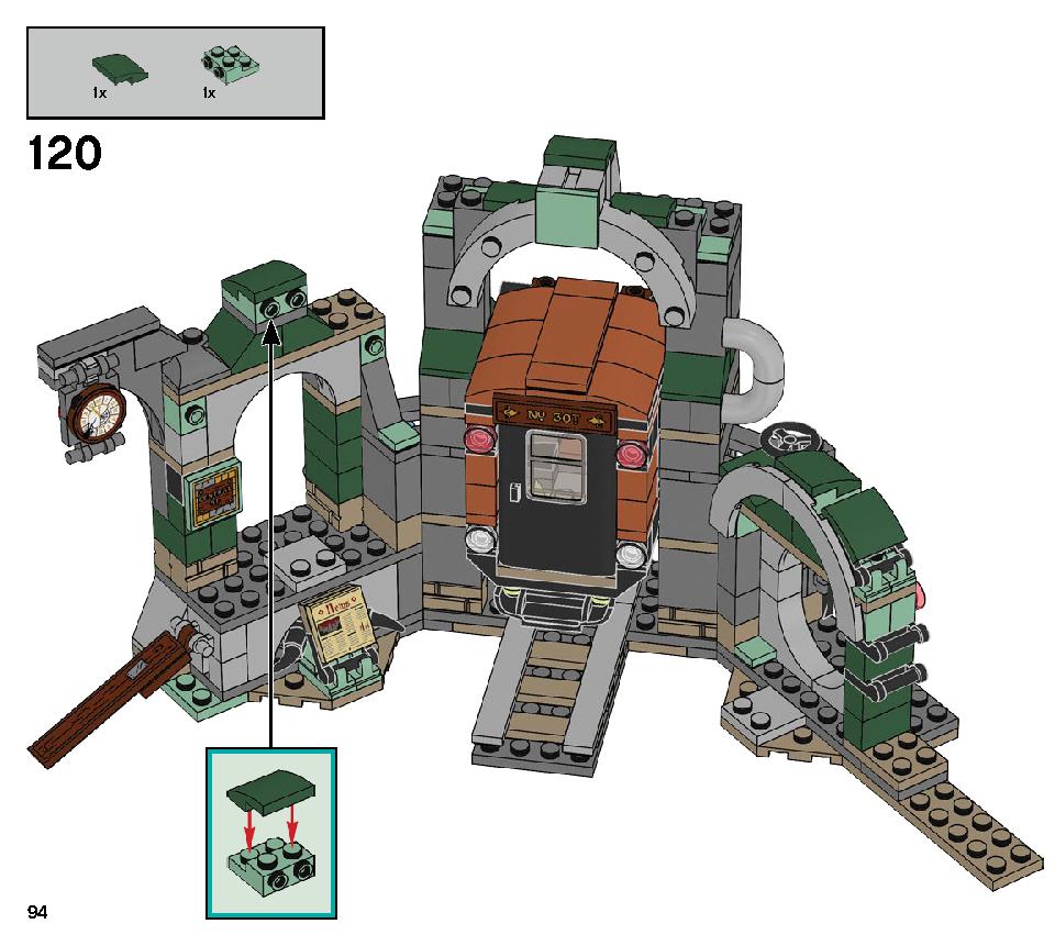 ニューベリーの地下鉄 70430 レゴの商品情報 レゴの説明書・組立方法 94 page