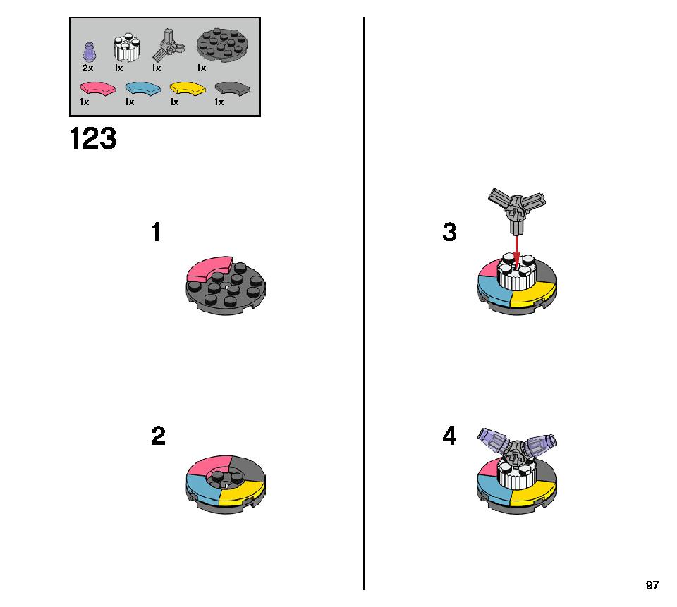 ニューベリーの地下鉄 70430 レゴの商品情報 レゴの説明書・組立方法 97 page