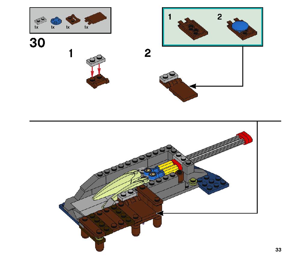 The Lighthouse of Darkness 70431 LEGO information LEGO instructions 33 page