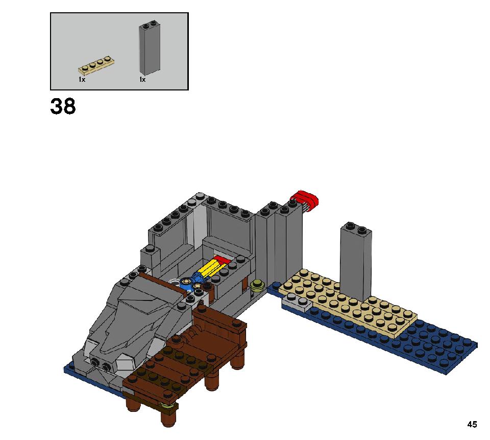 ジョー・イシュマエルの暗やみの灯台 70431 レゴの商品情報 レゴの説明書・組立方法 45 page
