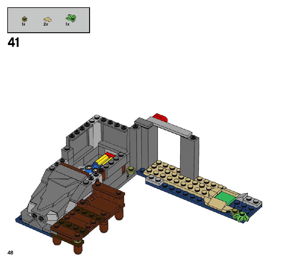 ジョー・イシュマエルの暗やみの灯台 70431 レゴの商品情報 レゴの説明書・組立方法 48 page