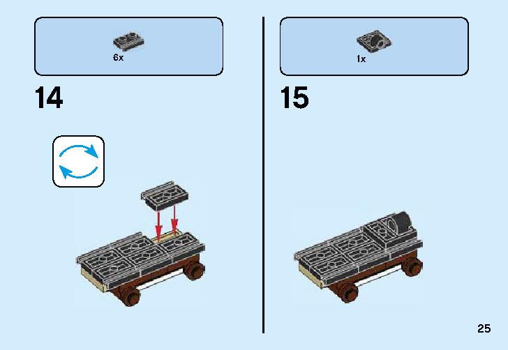Spinjitzu Training 70606 レゴの商品情報 レゴの説明書・組立方法 25 page