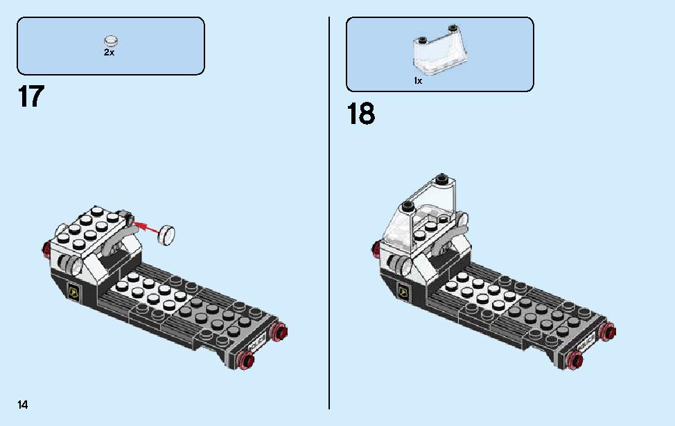 City Chase 70607 LEGO information LEGO instructions 14 page