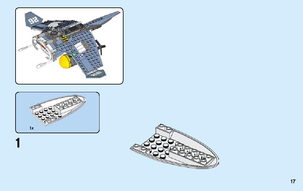 Manta Ray Bomber 70609 レゴの商品情報 レゴの説明書・組立方法 17 page