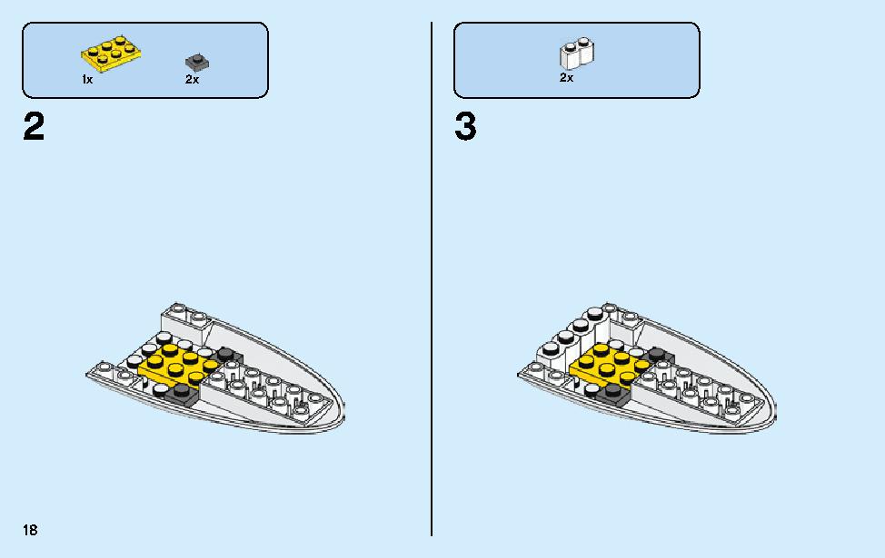 Manta Ray Bomber 70609 LEGO information LEGO instructions 18 page