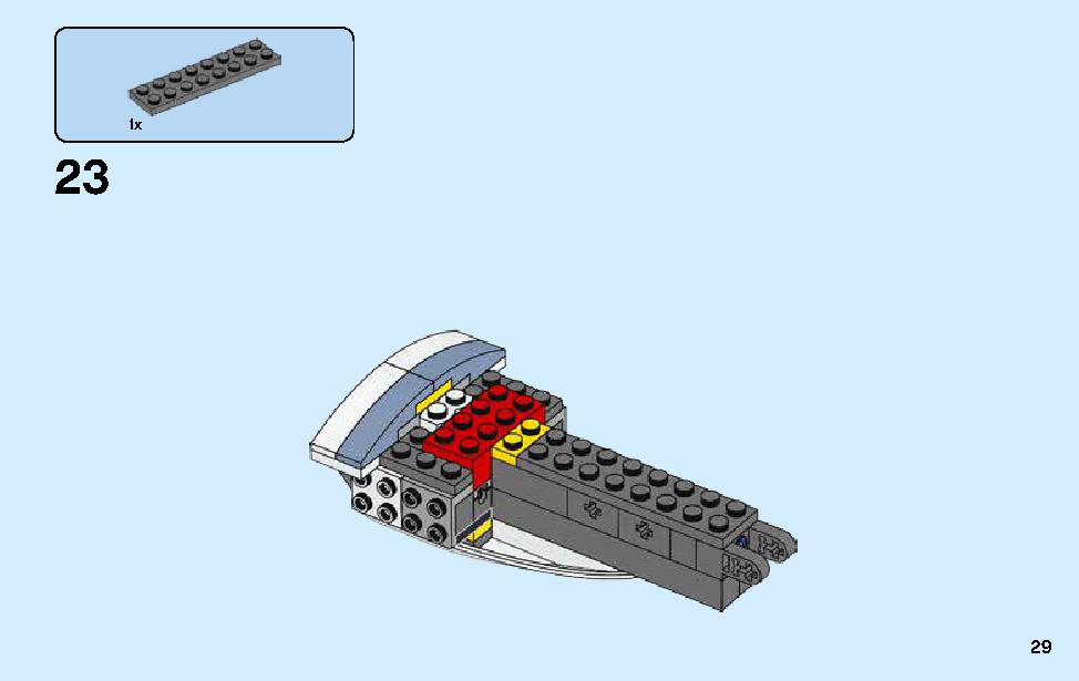 Manta Ray Bomber 70609 LEGO information LEGO instructions 29 page