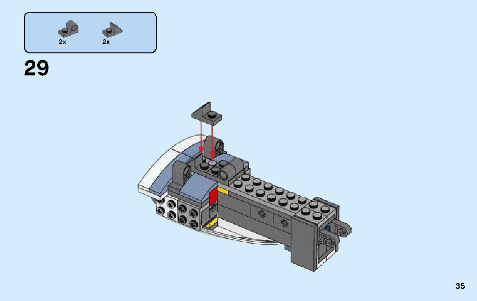 Manta Ray Bomber 70609 LEGO information LEGO instructions 35 page