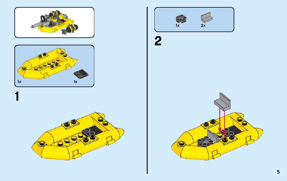 Manta Ray Bomber 70609 LEGO information LEGO instructions 5 page