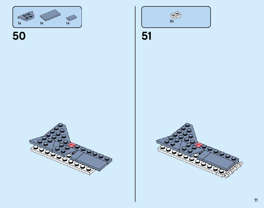 Manta Ray Bomber 70609 レゴの商品情報 レゴの説明書・組立方法 11 page