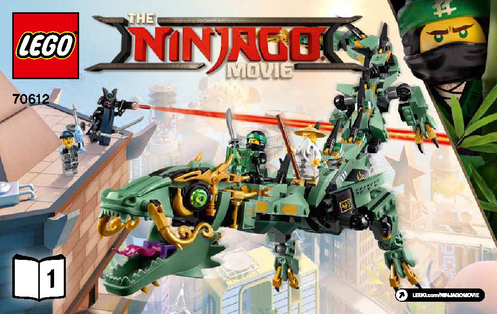 Green Ninja Mech Dragon 70612 LEGO information LEGO instructions 2