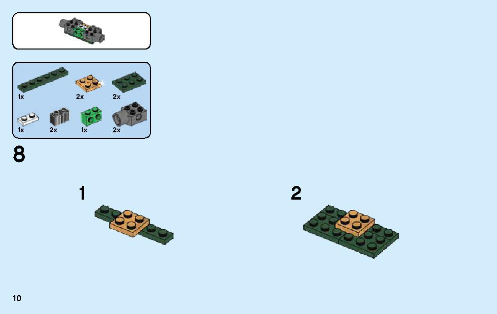 Green Ninja Mech Dragon 70612 LEGO information LEGO instructions 10 page