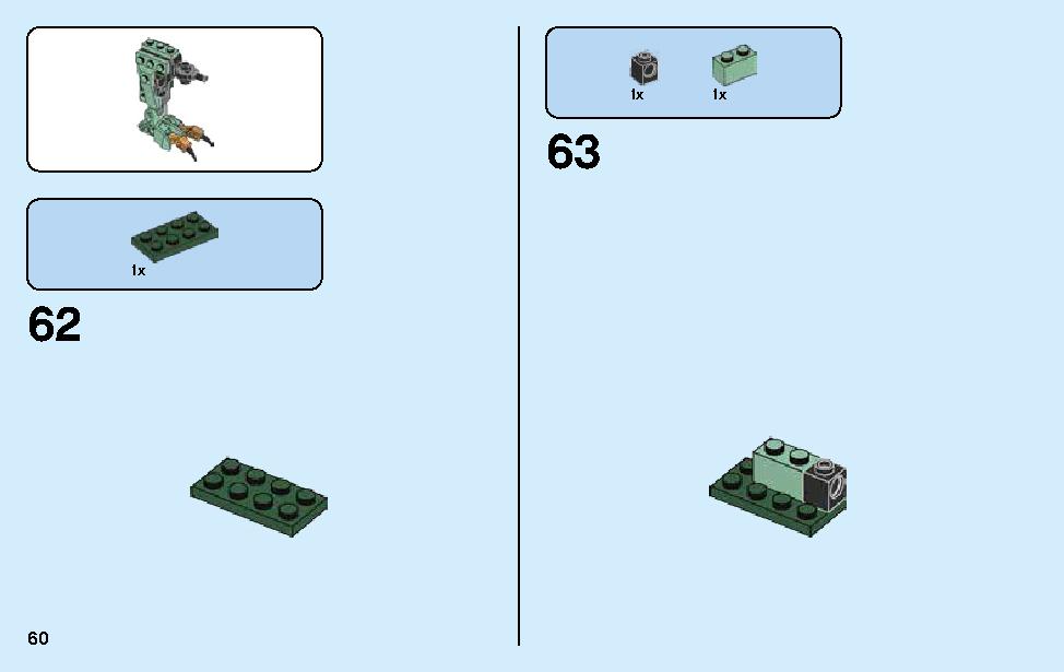 Green Ninja Mech Dragon 70612 LEGO information LEGO instructions 60 page