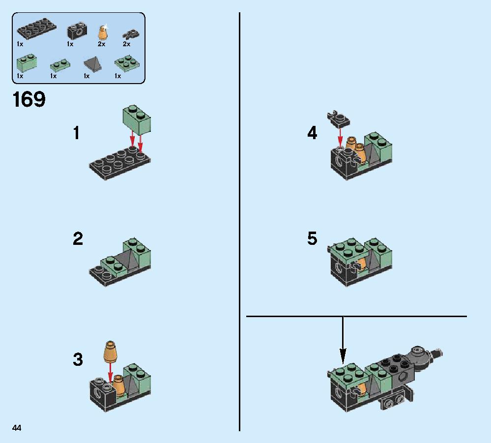Green Ninja Mech Dragon 70612 LEGO information LEGO instructions 44 page