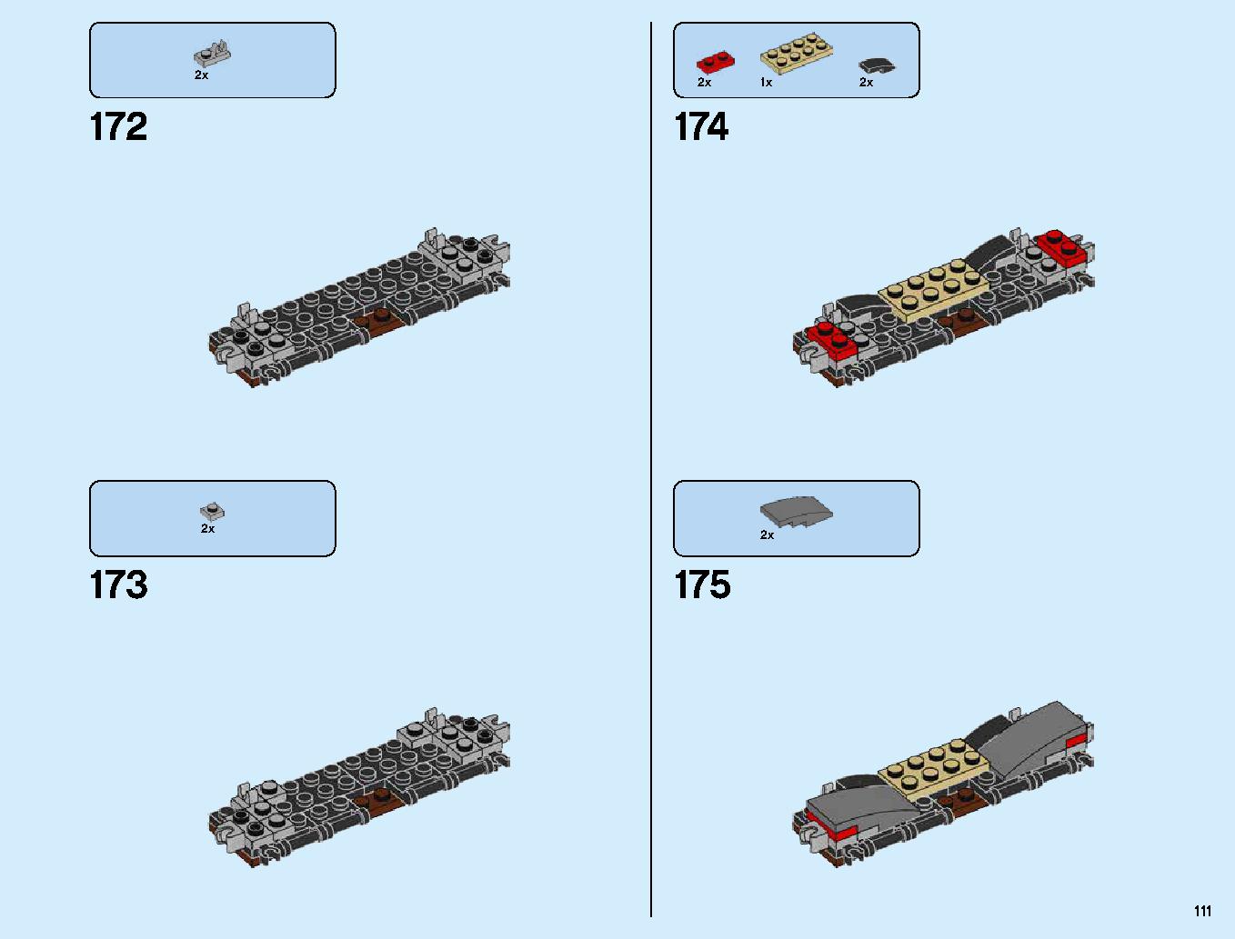 Destiny's Bounty 70618 レゴの商品情報 レゴの説明書・組立方法 111 page
