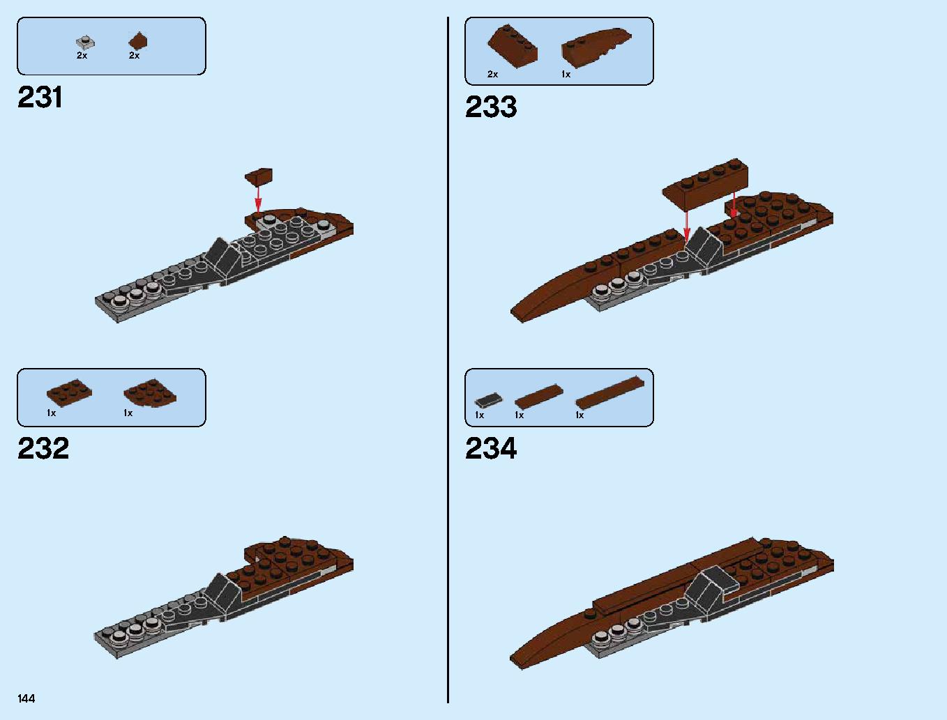 Destiny's Bounty 70618 レゴの商品情報 レゴの説明書・組立方法 144 page