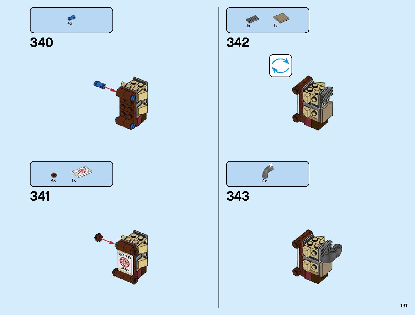 Destiny's Bounty 70618 LEGO information LEGO instructions 191 page