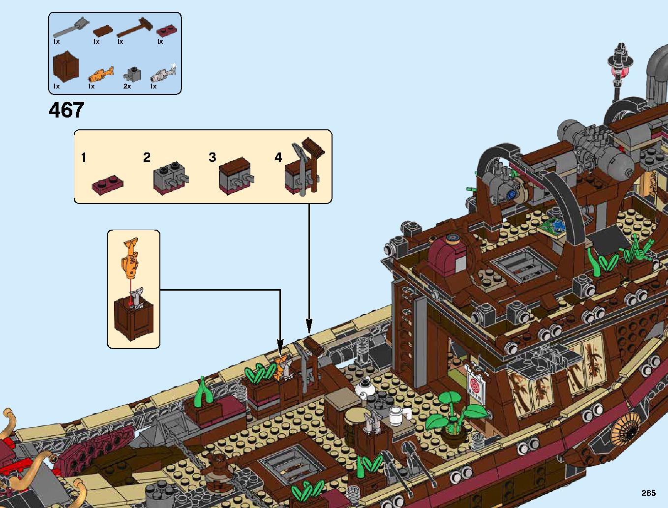 Destiny's Bounty 70618 LEGO information LEGO instructions 265 page