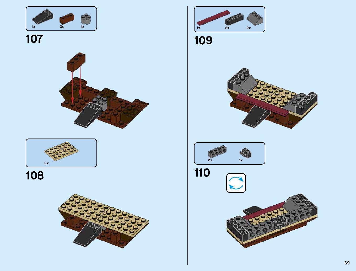 Destiny's Bounty 70618 LEGO information LEGO instructions 69 page