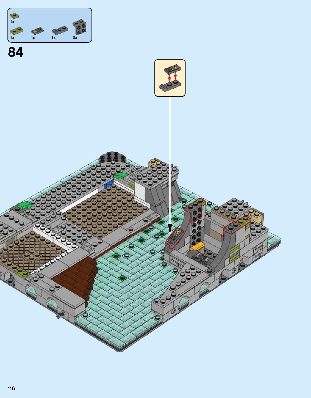 ニンジャゴー シティ 70620 レゴの商品情報 レゴの説明書・組立方法 116 page