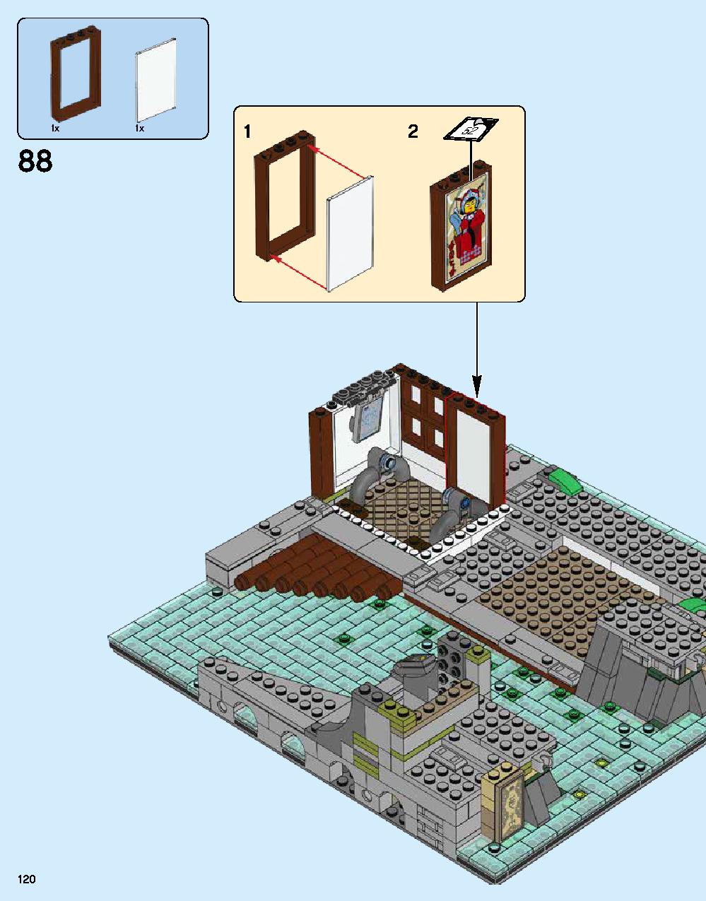 ニンジャゴー シティ 70620 レゴの商品情報 レゴの説明書・組立方法 120 page