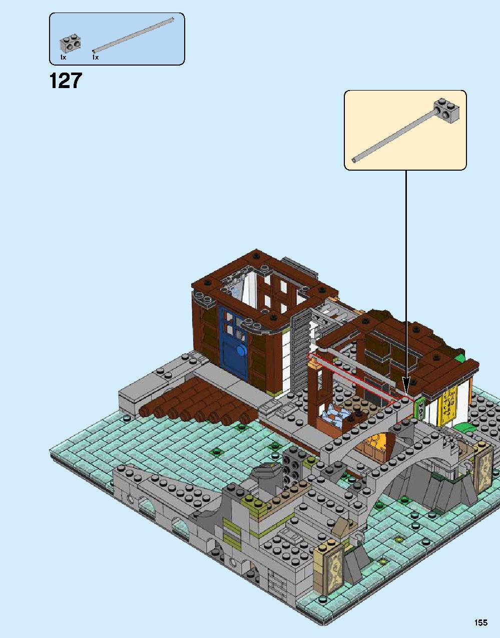 ニンジャゴー シティ 70620 レゴの商品情報 レゴの説明書・組立方法 155 page