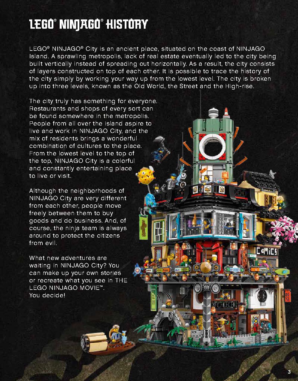 ニンジャゴー シティ 70620 レゴの商品情報 レゴの説明書・組立方法 3 page