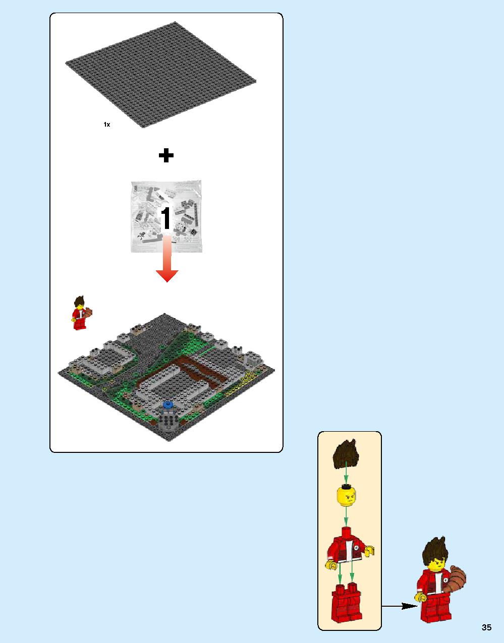 ニンジャゴー シティ 70620 レゴの商品情報 レゴの説明書・組立方法 35 page