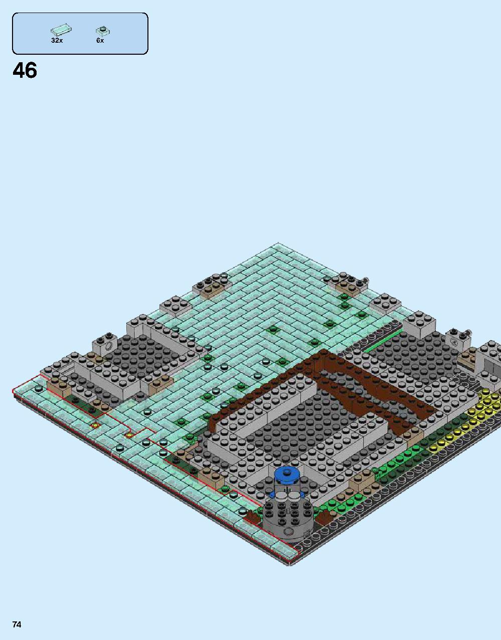 ニンジャゴー シティ 70620 レゴの商品情報 レゴの説明書・組立方法 74 page