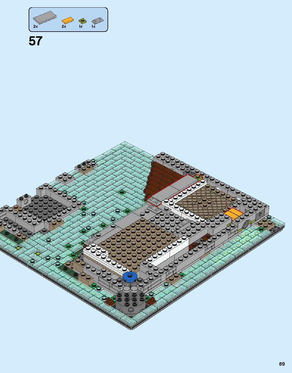ニンジャゴー シティ 70620 レゴの商品情報 レゴの説明書・組立方法 89 page