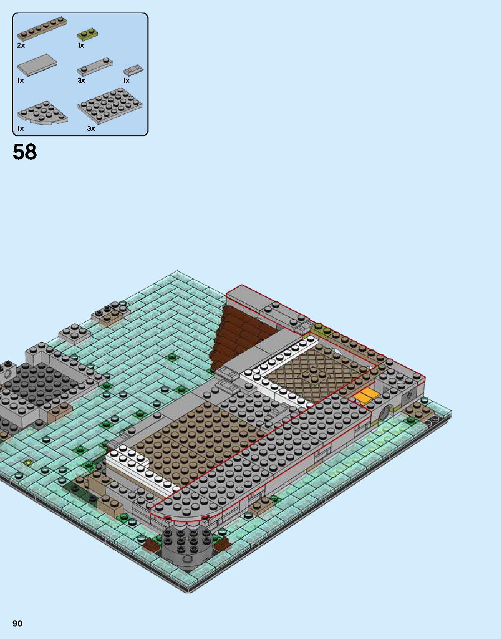 ニンジャゴー シティ 70620 レゴの商品情報 レゴの説明書・組立方法 90 page