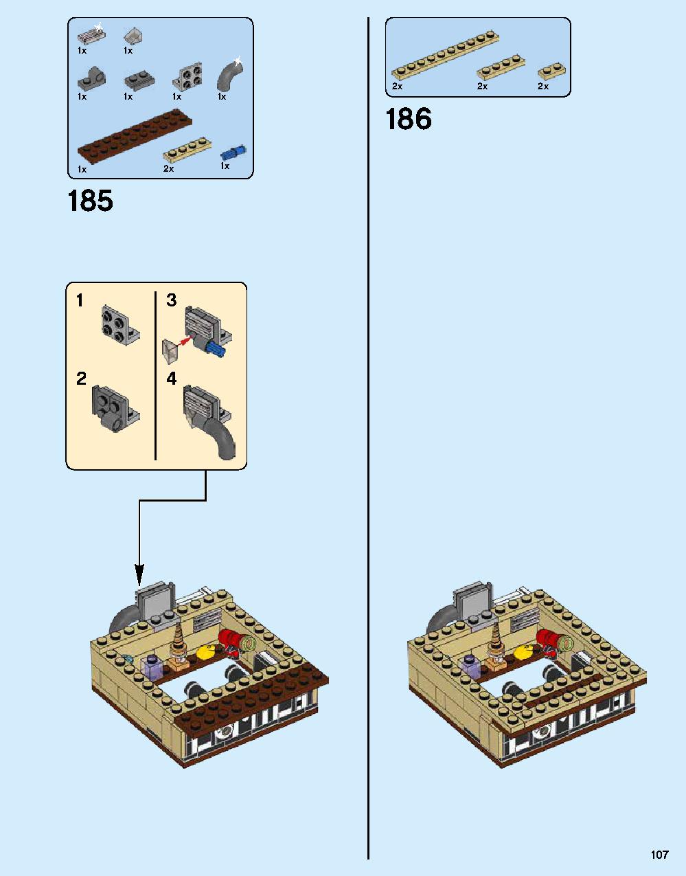 ニンジャゴー シティ 70620 レゴの商品情報 レゴの説明書・組立方法 107 page
