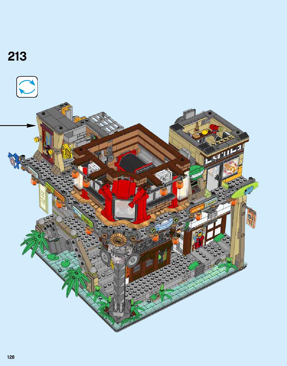 ニンジャゴー シティ 70620 レゴの商品情報 レゴの説明書・組立方法 128 page