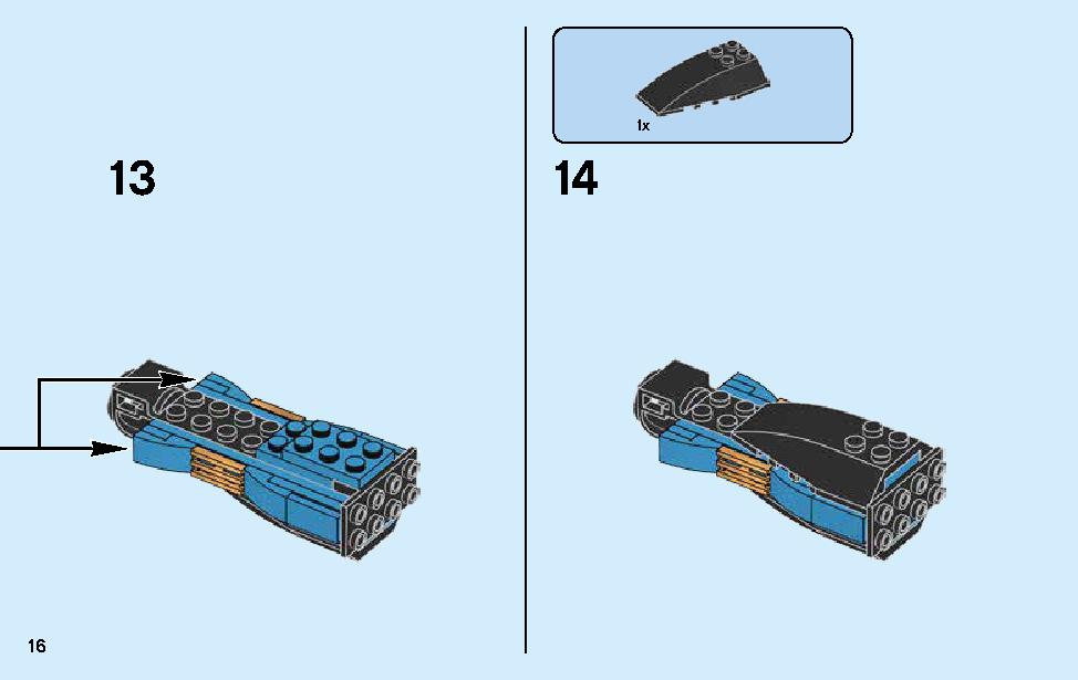 Nya - Spinjitzu Master 70634 LEGO information LEGO instructions 16 page