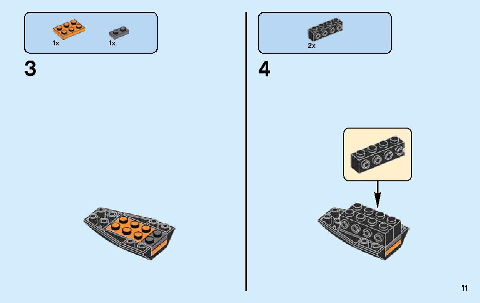 Cole - Spinjitzu Master 70637 LEGO information LEGO instructions 11 page