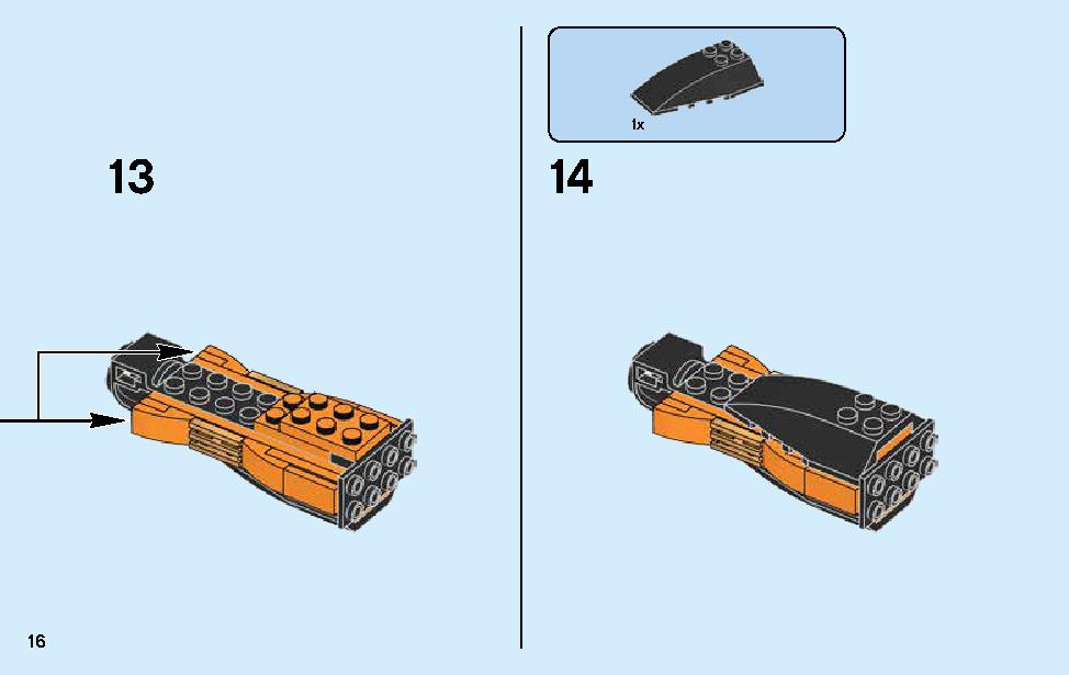 Cole - Spinjitzu Master 70637 LEGO information LEGO instructions 16 page