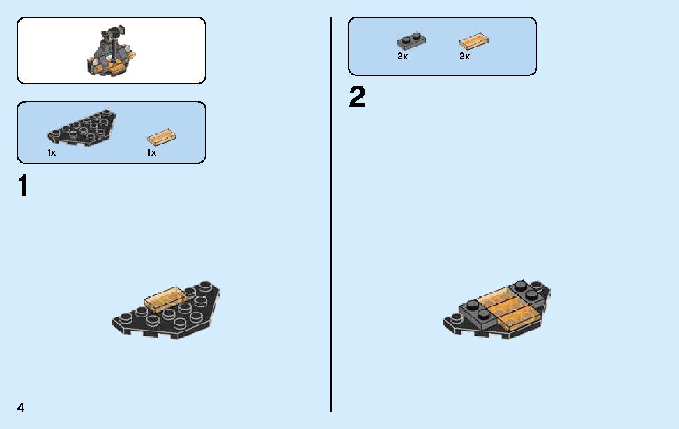 Cole - Spinjitzu Master 70637 LEGO information LEGO instructions 4 page